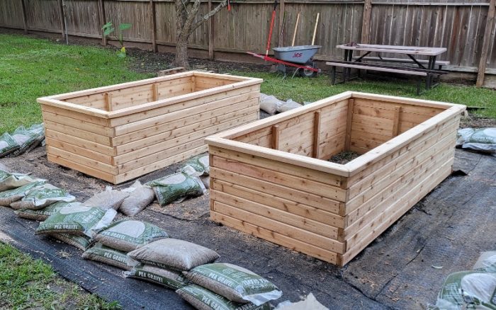 Custom Raised Garden Bed in Houston | Joseph's Woodwork Co.